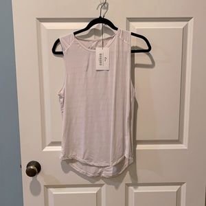 White Horizon Muscle Tank